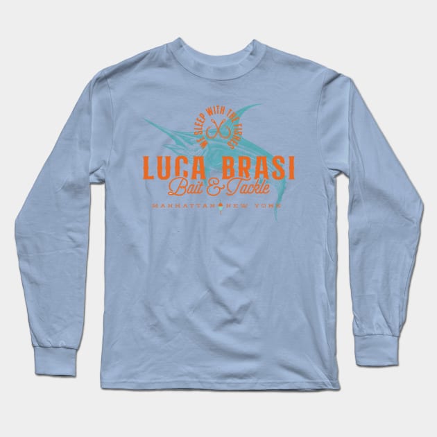 Luca Brasi Bait & Tackle Long Sleeve T-Shirt by MindsparkCreative